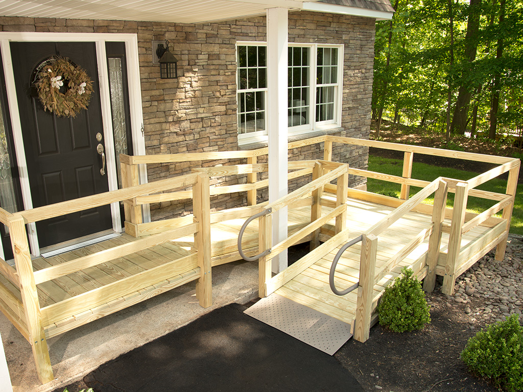 wooden ramp for home