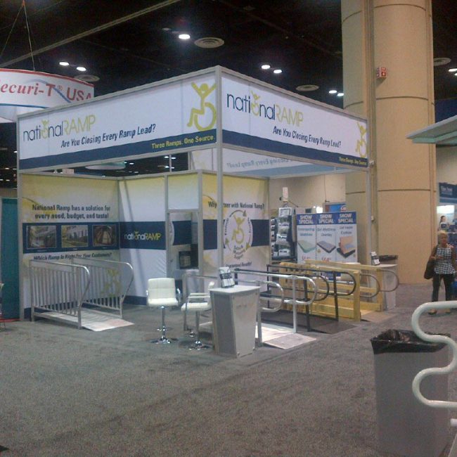 National Ramp Trade Show Booth at Medtrade in Orlando