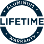 Aluminum Lifetime Warranty Logo